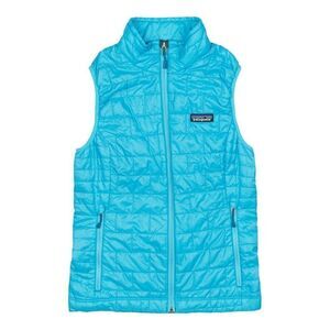 Patagonia Nano Puff Insulated Aqua Blue Versatile Vest Women’s Size Small